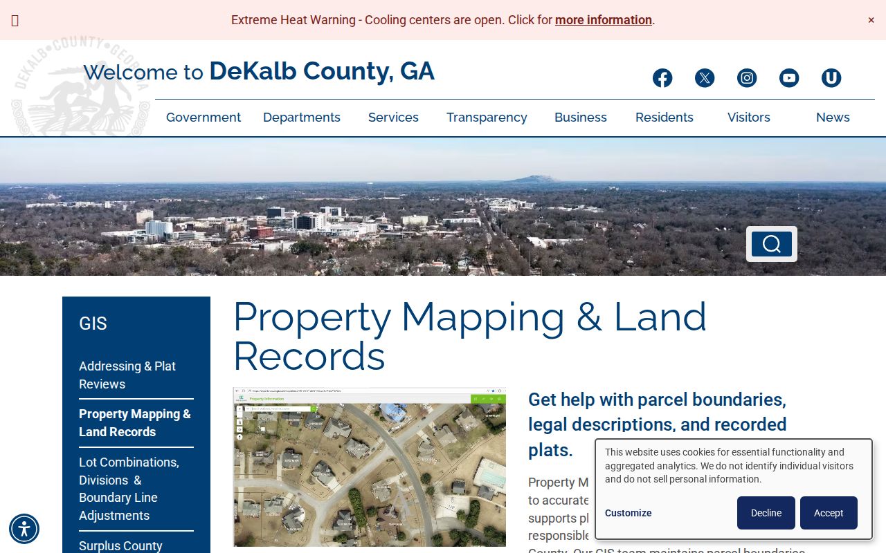 Chamblee residents directory DeKalb GIS land records