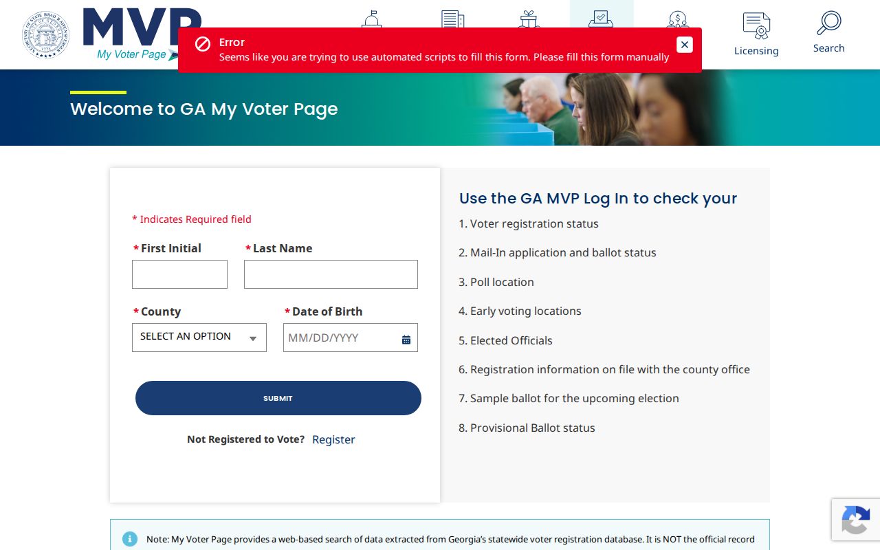 Chamblee residents directory Georgia My Voter Page