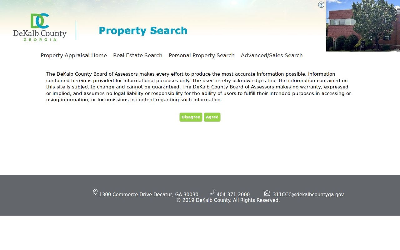 Chamblee residents directory DeKalb property appraisal search