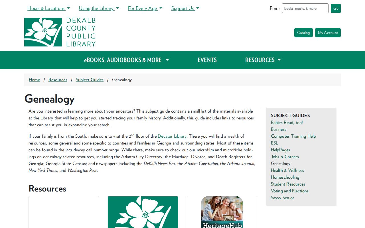 Chamblee city directory research in the DeKalb genealogy guide
