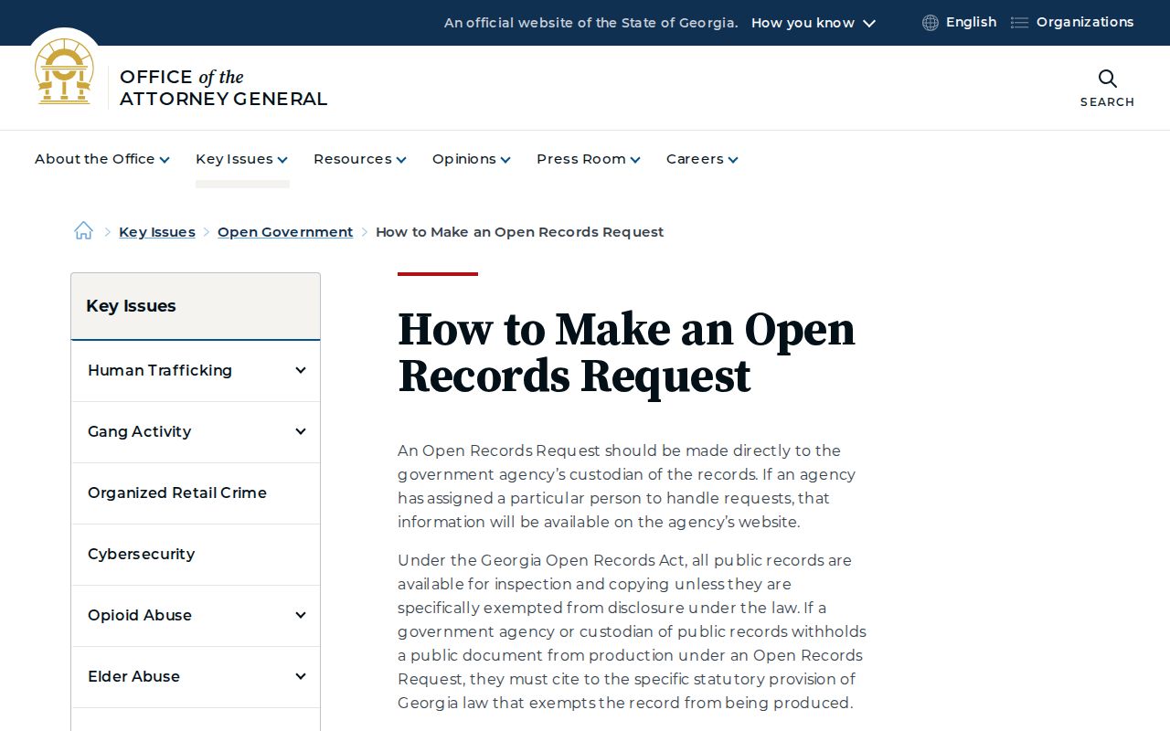 Georgia open records guidance for Chamblee city directory gaps