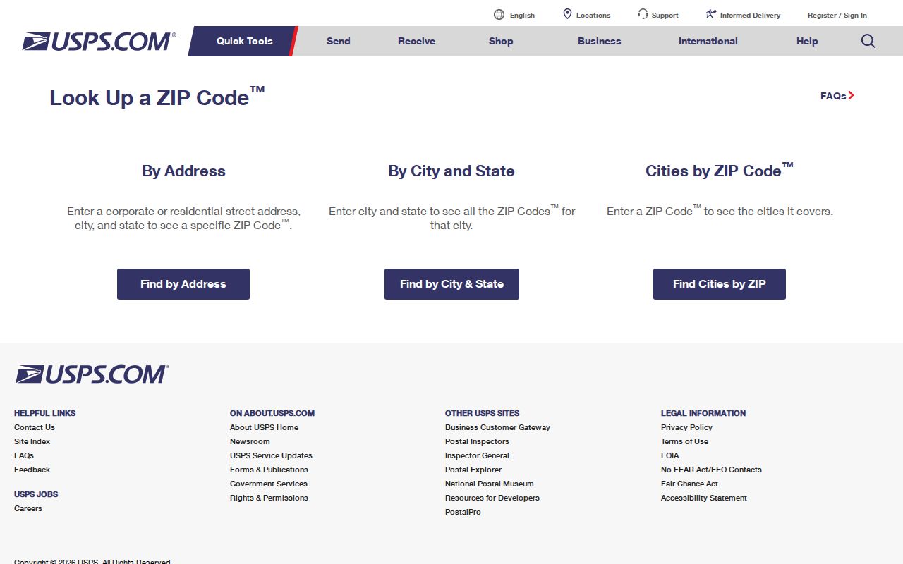 USPS lookup for the Chamblee ZIP code directory