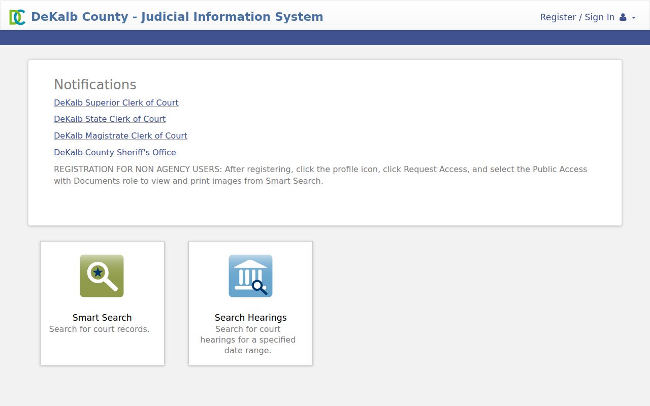 Chamblee residents directory DeKalb court portal